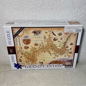 Grand Canyon National Park 1000 Piece Jigsaw Puzzle Xplorer Maps Complete